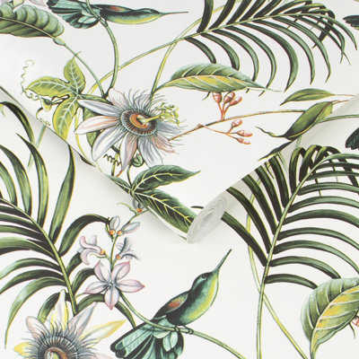 Adilah Floral Vinyl Wallpaper Roll