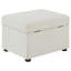Repose-pieds avec rangement relevable hydraulique Merced Beige (seulement avec repose-pieds)