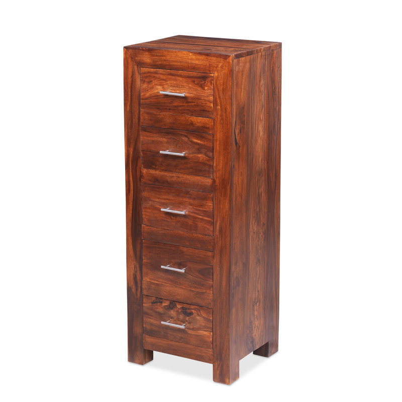 Heritage 5 Drawer 45cm W Solid Wood Lingerie Chest