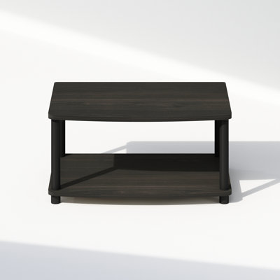 Étagère multifonctionnelle de présentation et de rangement Furinno Turn-N-Tube 2 niveaux, espresso / noir