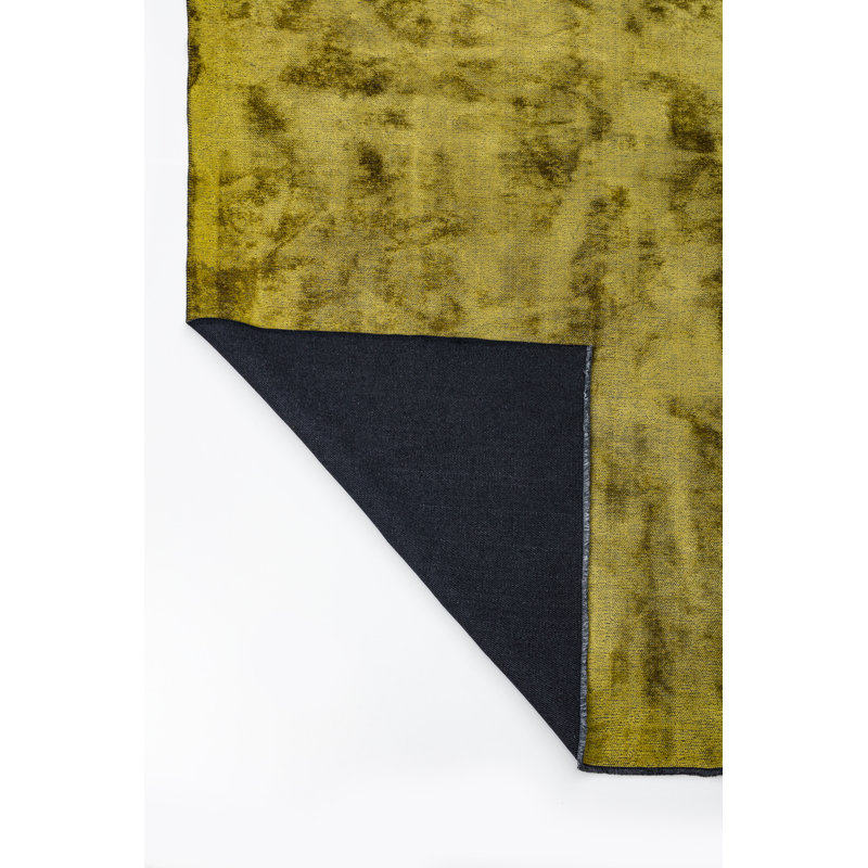 Rapture Yellow Abstract Luxury Area Rug, Rectangle 7'10" x 11'2"