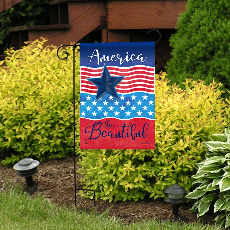 Drapeau America the Beautiful Star Garden 12 x 18