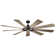 Gentry 85" 9 - Blade LED Windmill Ceiling Fan with Wall Control and Light Kit Included