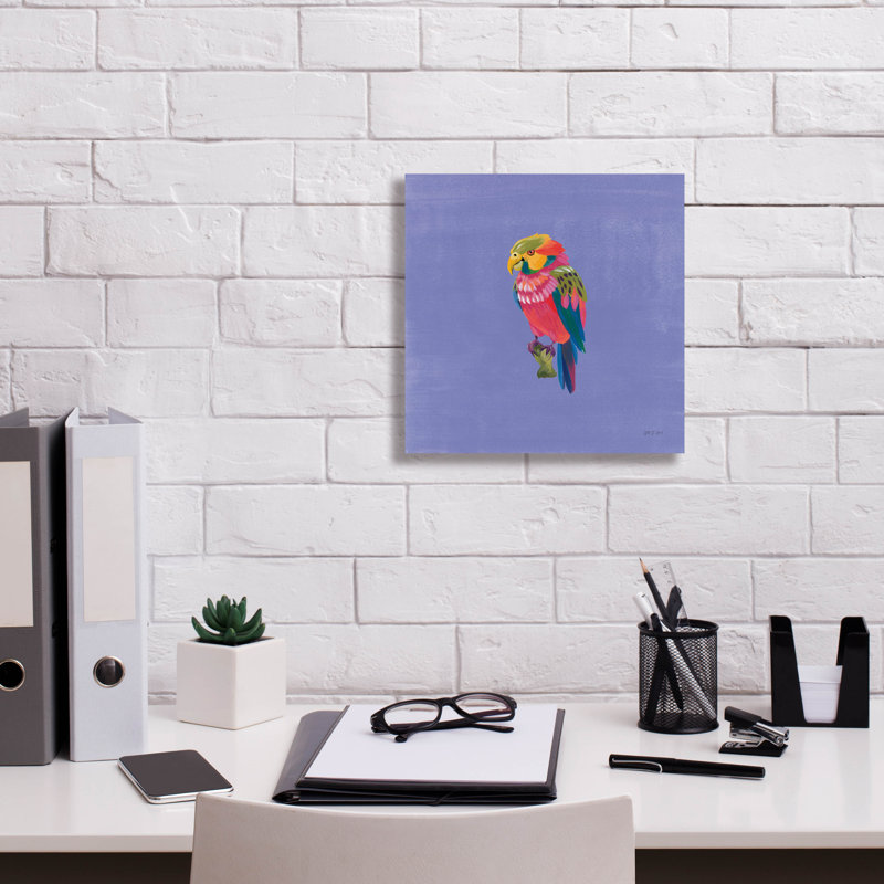 "Epic Graffiti" Birds Of Paradise 2 "par Yvette St. Amant, art mural sur toile, H 12 po x l 12 po x P 0,75 po