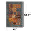 Tapis rectangulaire antidérapant lavable à la machine-578969208