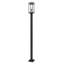 Lampadaire câblé noir à 1 lumière Sylmar (double)-380877581