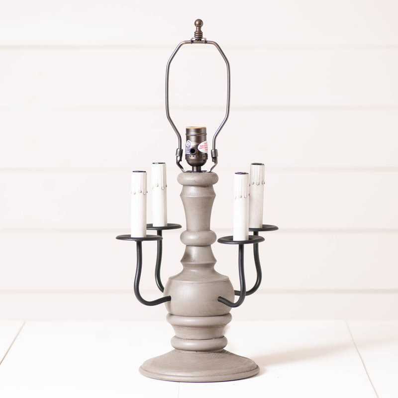 Lampe sur pied en céramique Arza, gris
