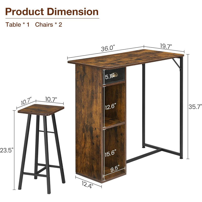 91.44 cm Wine Bar Cabinet