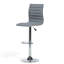 Greta Swivel Upholstered Adjustable Height Counter Stool with Metal Frame-36299392