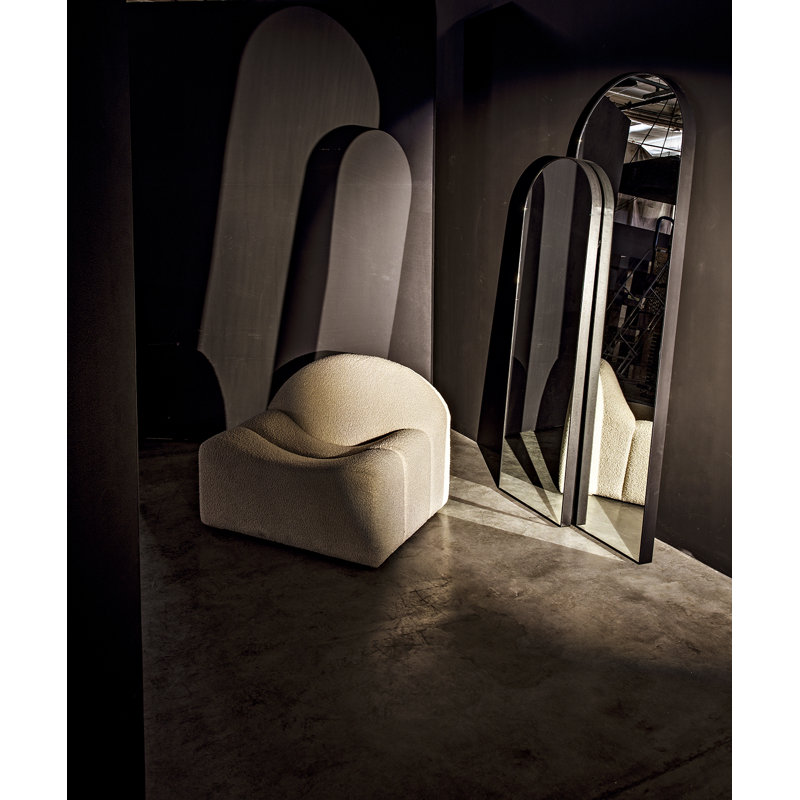 Arco Metal Flat Mirror, 90.5" x 28.5"