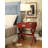 Babs Red Finish Accent Table-125534410