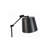 53'' Black Swing Arm Floor Lamp
