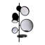 Tell Me Stories Metal Lighted Wall Mirror-754685314