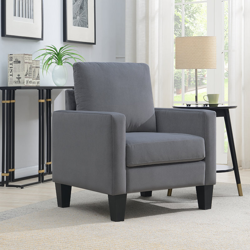Amatul Upholstered Armchair, Gray