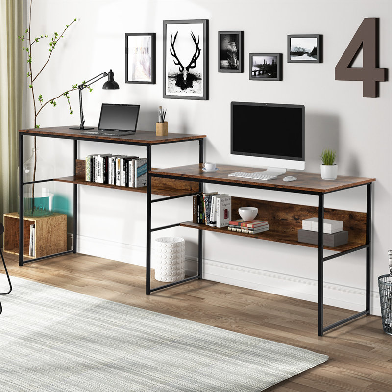 Metal Base Writing Desk