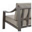 Canapé d'extérieur en aluminium brun Umbriax