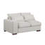 Canapé modulaire en mélange de lin avec 2 repose-pieds en forme de U Tatman-2123427001