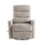 Fauteuil inclinable et pivotant en similicuir Sacson-540317554