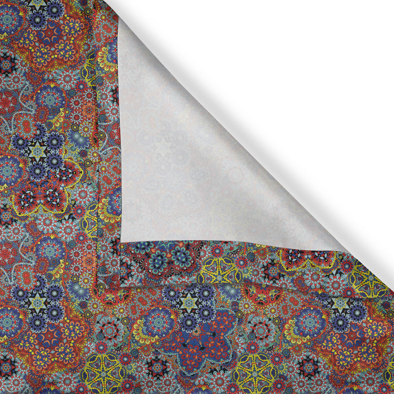 Multicolore rideaux décoratifs à motif de rideaux à œillets 2 panneaux Dakota Fields, 50 po x 84 po, L 50 po x L 108 po