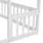 WoodNest House-Shaped Floor Bed with Guardrails-115684343-115684341