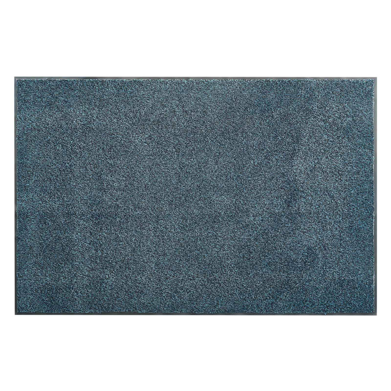 Front Door Mat, 150 x 90cm Commercial Floor Mat for Indoor and Outdoor, Industrial Entrance Carpet with PVC Backing, Heavy Duty Washable Entry Rug for Hallway, Kitchen, Balcony, Garage, Grey