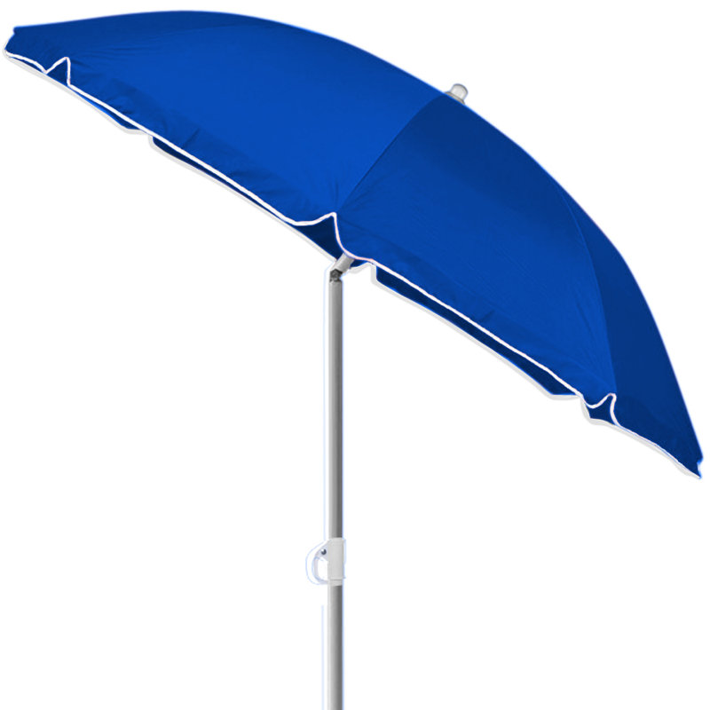 Eris Beach Parasol, 140cm H x 180cm W x 180cm D, Blue