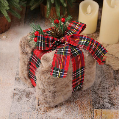 Christmas Gift Box Christmas Decorations Christmas Tree Decorations Squares Gift Box 5.11in