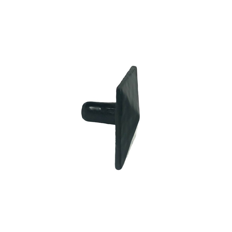 Matte Black 1" Square Pyramid Decorative Clavos