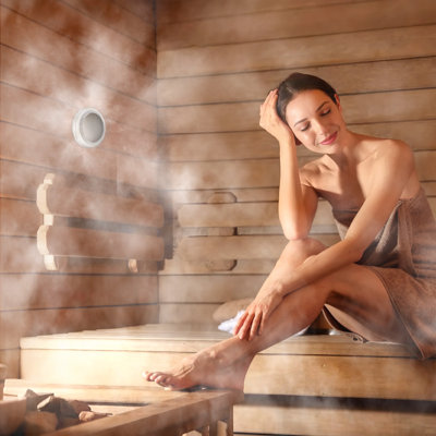 Générateur de vapeur, système de douche à vapeur 7,5 kW avec contrôleur pour spa de maison, ensemble de vidange automatique commercial avec protection contre la surchauffe, la marche à sec et la surpression, efficace de 10 à 24 heures, noir