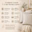 MHG Living Jacquard Cushion Covers - Pack of 2,4 Indoor / Outdoor Cream Square Cushion Pad-136165754