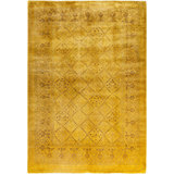Overdyed One-of-a-Kind 6' 0" X 8' 8" Hand Knotted Area Rug