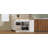 Multi-Functional Storage Sideboard, Trash Can Storage, Sliding Door Cabinet & 3-Tier Spice Rack,Kitchen Island Table For Kitchen, Dining Room (White)-1676578239