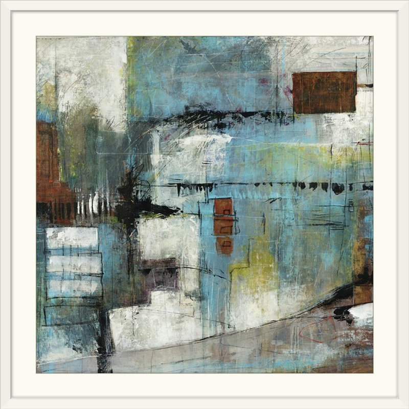 'chance En Peignant L'impression Joshua Schicker, 16" H x 16" L x 1.5" D, Toile
