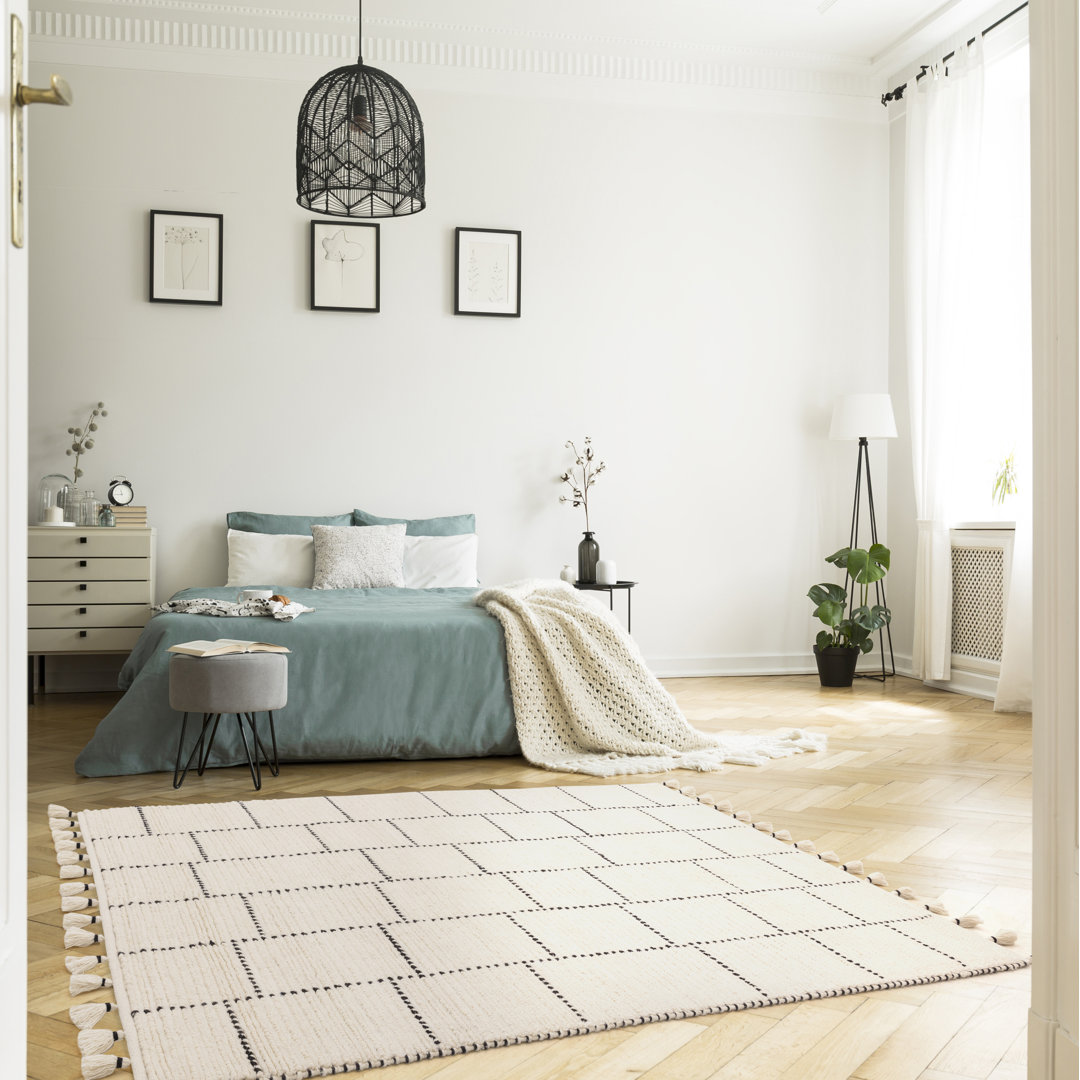 Cressex Moroccan Hand Woven Area Rug