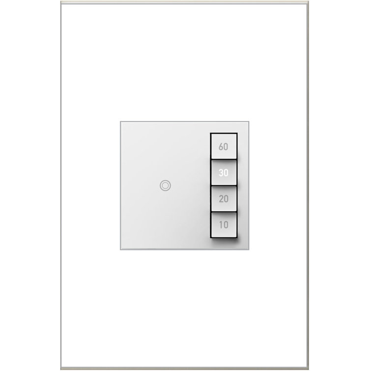 Adorne® 4 Button Countdown Timer Switch with Microban