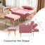 Chaise d'appoint avec repose-pieds-1804166056