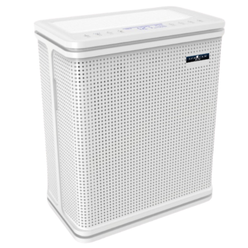 Purificateur d'air autoportant Spartan avec protection de filtre HEPA en 6 étapes