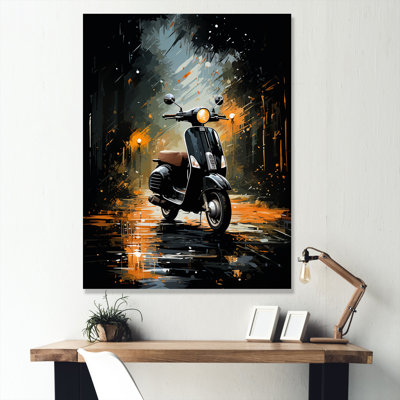 " Night Streets And Scooters I "