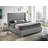 Royce Solid Wood and Upholstered Platform Bed-67046791-67046795