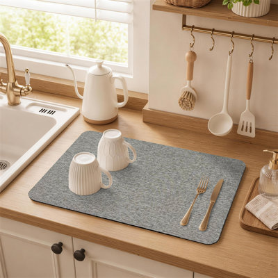 Polanya Rubber Mats Light Grey Drying Mat