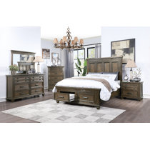 Crestwood Creek Gray 7 Pc King Panel Bedroom - Rooms To Go