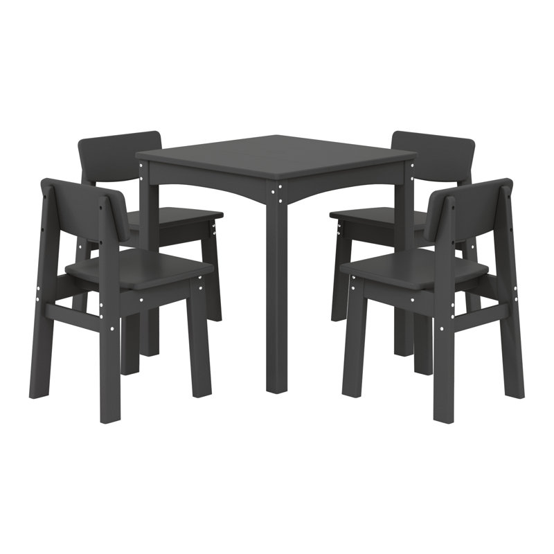 Ensemble repas pour enfants 5 pièces, Gris