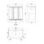 Old London 750mm Free-standing Single Vanity-61504954-61504959