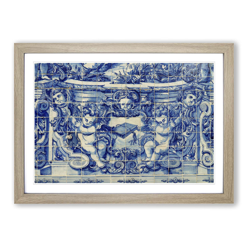 Single Picture Frame Print, Oak