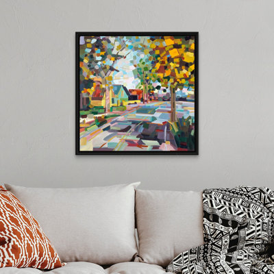 " Fall Neighbourhood " by Brooke Borcherding Painting Print