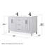 Ensemble de meuble-lavabo double 60 po Daria-97964197-97964205-97964199