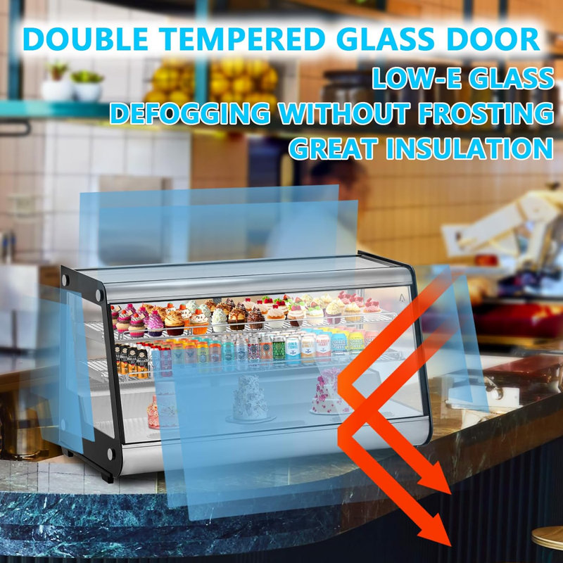 Yesurprise 230 Cubic Feet Refrigerated Display Case - 47.7''