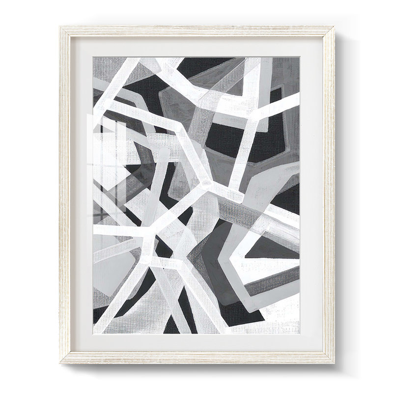 Magnétique gris I - impression encadrée, H 28,5 po x l 20,5 po, Blanc