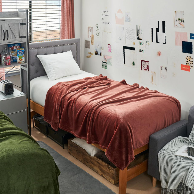 Me Sooo Comfy - Couverture inducteur Coma, Simple extra long, Rouge