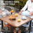5 Pieces Outdoor Conversation Set With 4 Rockers And 6" Thick Cushions-1649690802